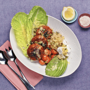 Loaded Meatless Rissole Bowl
