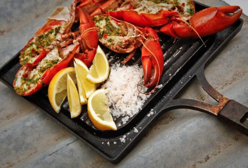 Grilled Yabbies With Salted Chilli Butter Murray River Salt